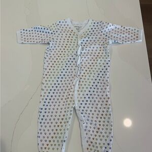 Roller Rabbit Hearts Snap closure romper